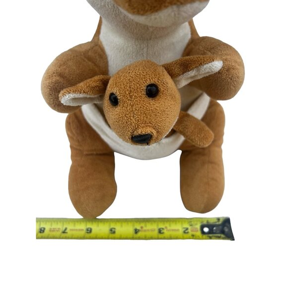 Steven Smith Kangaroo & Joey Plush Stuffed Animal Toy 12" - Picture 3 of 9